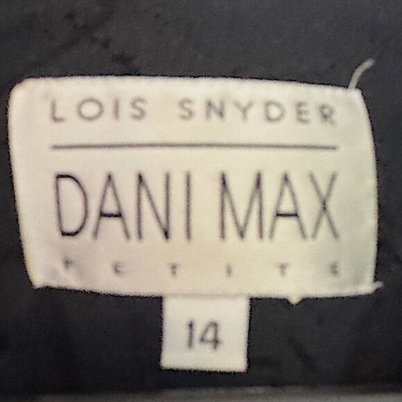Elegant Vintage Lois Snyder Dani Max embroidered blazer 14P - Picture 4 of 8